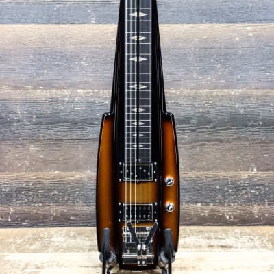 Duesenberg Fairytale Lapsteel Gold Burst 6-String Electric Lapsteel w/Case #231951 image 2