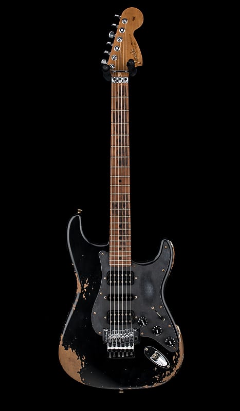 Fender Custom Shop Empire 67 Super Stratocaster HSH Floyd Rose Heavy Relic Black 16169 Reverb