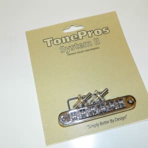 TonePros TP6R-C Tune-O-Matic Bridge with Roller Saddles