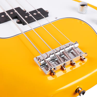 Glarry GP Electric Bass Guitar Yellow image 6