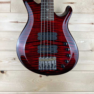 PRS Paul Reed Smith GG Gary Grainger 5 String Fire Red 10 Top NEW! #7914 image 8