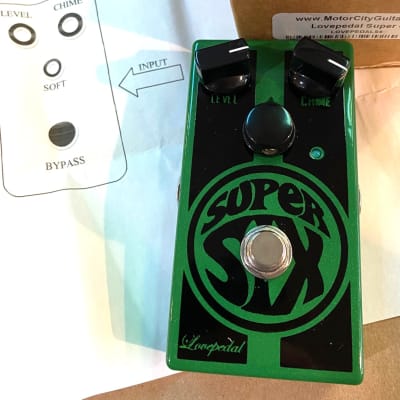 ギター Lovepedal Super Six Ghost Flat Mids Mod Lovepedal SUPER SIX GREY GHOST Flat Mids mod」 レビュー
