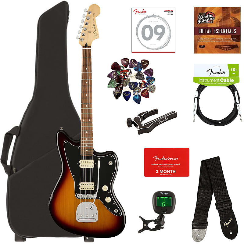 Fender Player Jazzmaster 3Color Sunburst w/ Gig Bag Reverb