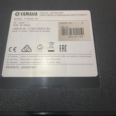 Yamaha Tyros5 76-Key Arranger Workstation Keyboard image 12