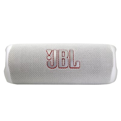 JBL Flip 6 Portable Waterproof Bluetooth Speaker (White) image 1