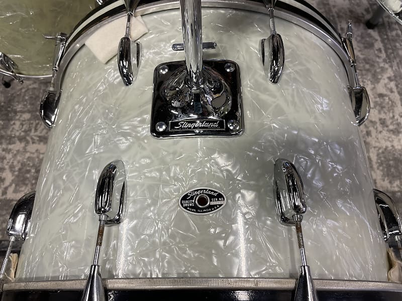 マイクスリンガーランド　5’3 1970s Slingerland Copper Over Wood 14x22/9x13/16x16” with