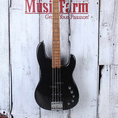 Charvel Pro-Mod San Dimas Bass PJ 4 String Electric Bass Guitar Metallic Black image 2