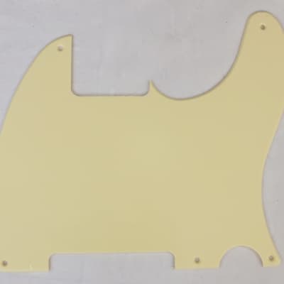 Telecaster Esquire Single Ply Cream Scratch Plate 5 hole Pickguard to fit USA/Mex Fender