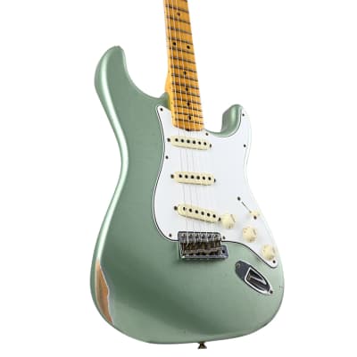 Fender Custom Shop Limited Edition Tomatillo Stratocaster® Special - Relic®, Super Faded Aged Sage Green Metallic image 8