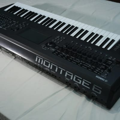 Yamaha Montage 6 Flagship Synthesizer 2019 - Present - Black image 2