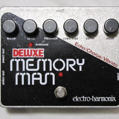 Used Electro-Harmonix EHX Deluxe Memory Man Delay Guitar Effects Pedal image 1