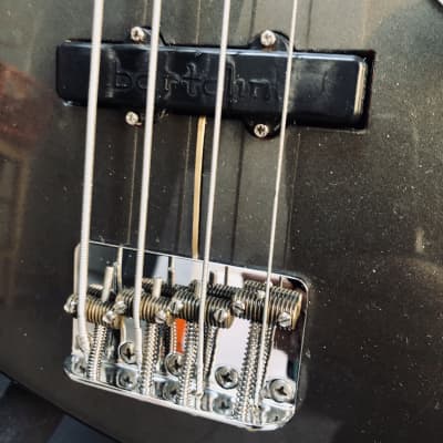 Fenix  Jazz Bass 1980’s Metallic grey (with case) image 9