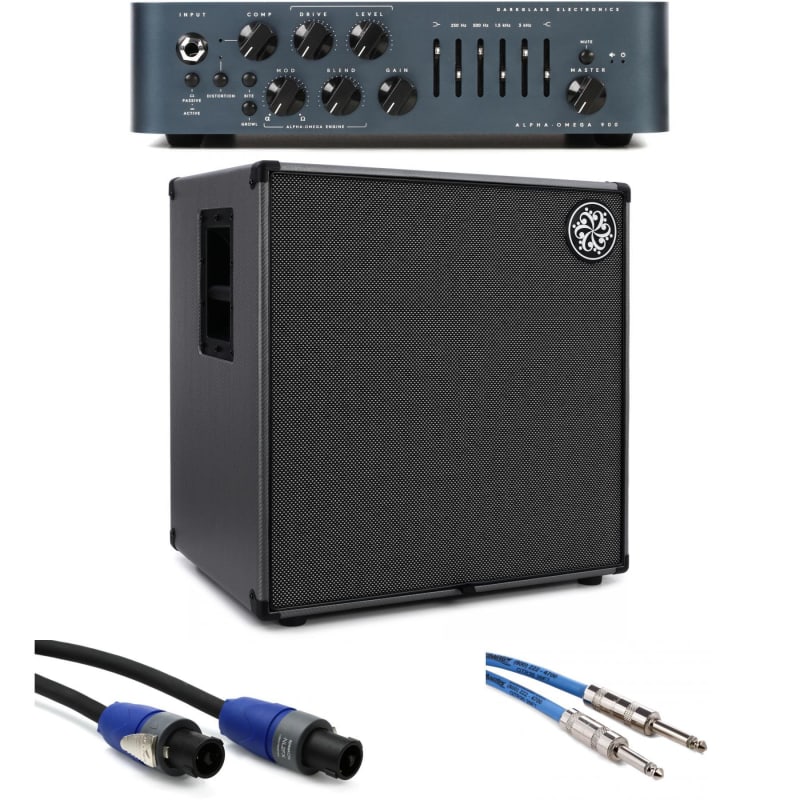 Darkglass Microtubes 500 v2 500-watt Bass Head and 1000-watt 2x12 