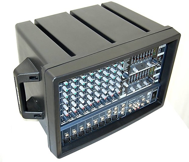 YAMAHA EMX 88S パワードミキサー YAMAHA EMX88S 400W パワードミキサー ｜中古 山陽電子商会 第弐