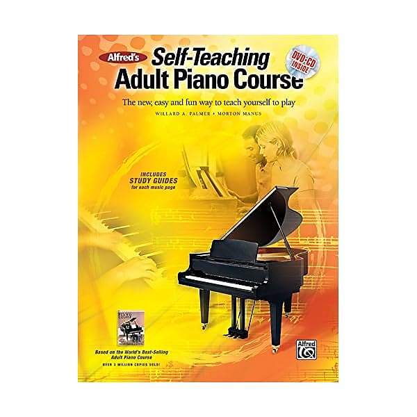 Alfred's Self Teaching Adult Piano Course Alfred's Self-teaching Adult Piano Course: The New, Easy and | Reverb