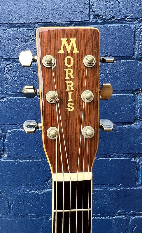 Morris MD-520 Vintage Acoustic Guitar w/ HSC - MIJ - 1980s