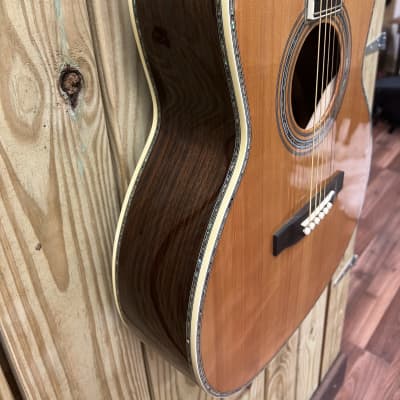 OOO PARLOR FORTY FIVE Floral PARLOR model acoustic guitar 2024 - Natural inlays galore image 11