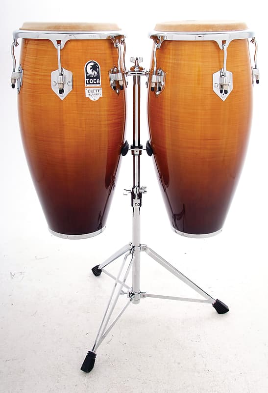 Toca Elite Pair 11 11-3/4 w/Stand - Natural Maple Fade | Reverb