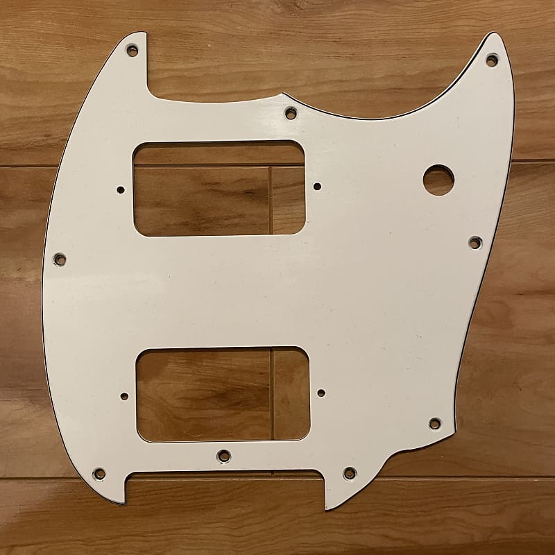 Squier Bullet Mustang Hh Standard White Pickguard Reverb 0174