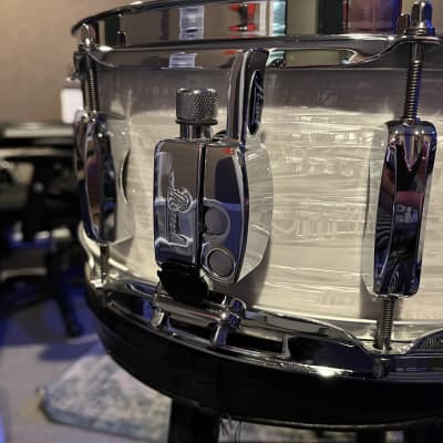 Pearl 14x5.5” Export EXR Snare Drum (Strata White) image 2