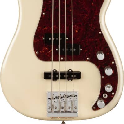 Fender Player Plus Active Precision Bass - Olympic Pearl with Pau Ferro Fingerboard image 1