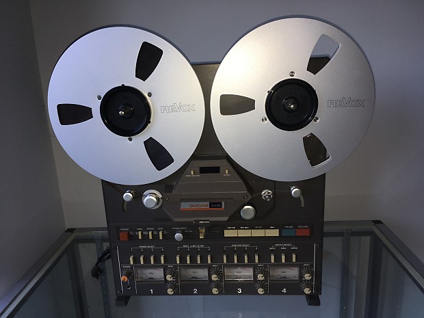 TASCAM 34B multitrack 4 track reel to reel tape deck w/mic and line inputs.  REFURBISHED! 1985