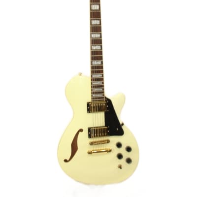 ESP LTD Xtone PS-1 Semi-hollow Electric Guitar - Vintage White image 1