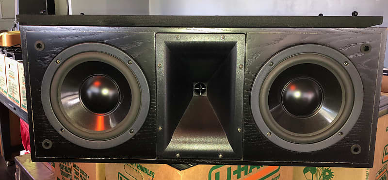 Klipsch KLF-C7 Center Channel Speaker Black Satin