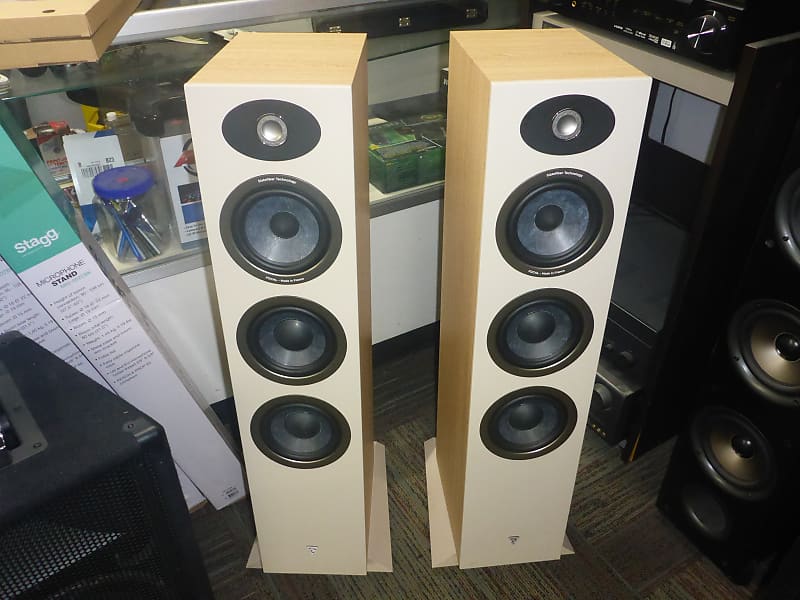 Focal Theva II Floor Standing Speaker - Light Wood  			