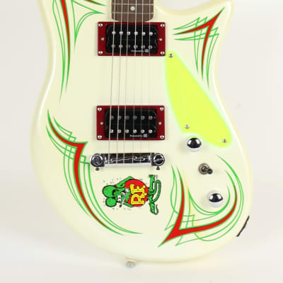 LACE Ed Big Daddy Roth RATFINK Electric Guitar White Pearl | Reverb