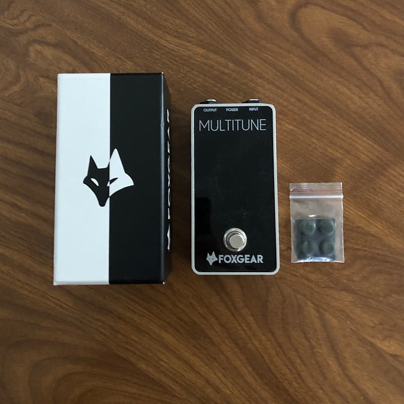 Foxgear Multitune Tuner + Top Mounted Jacks + Polyphonic + Reverb