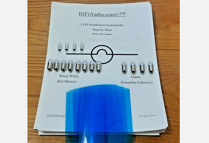 McIntosh MC2205 bulbs  lamps lights  			