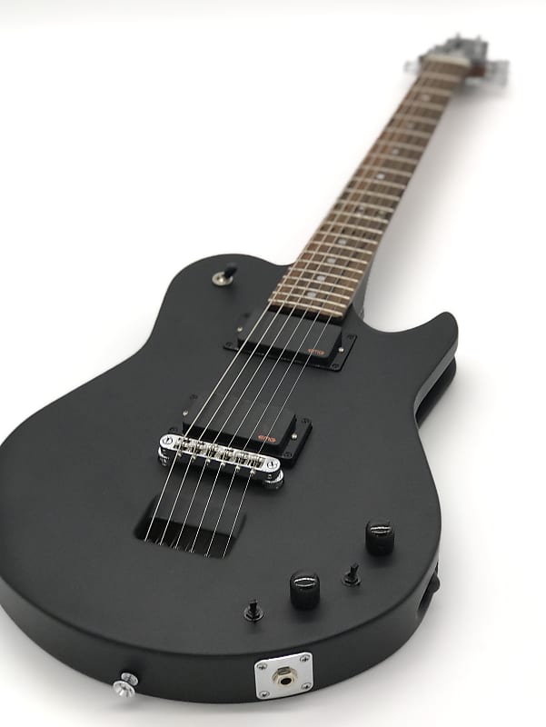 Travel Guitar Ciari Custom Shop-  Satin Black, EMG pickups image 1