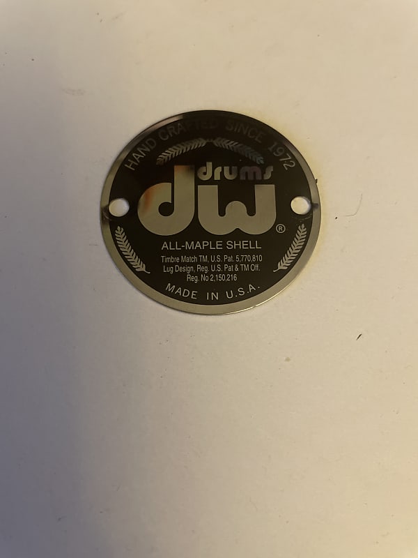 DW Collectors drum badge 1 Reverb