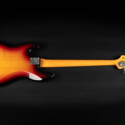 2010 Fender USA Jaco Pastorius Artist Series Signature Fretless Jazz Bass RW - 3-Color Sunburst | OHSC image 10