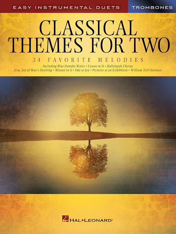 Easy Instrumental Duets - Classical Themes for Two Trombones image 1