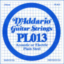 D'Addario PL013 Plain Steel Guitar Single String