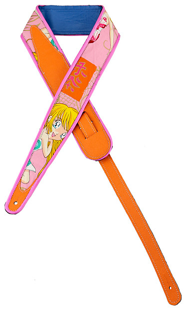 Jodi Head Hand Made Unique Anime Guitar Strap Pattern 6