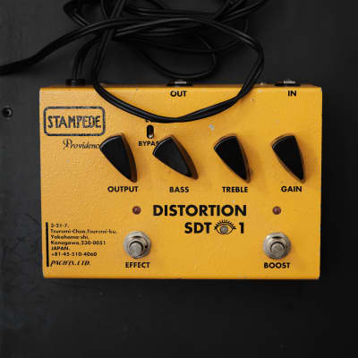 Providence　SDT-2 ～STAMPEDE DT～ Providence SDT-2 STAMPEDE DT Distortion Yellow Operation