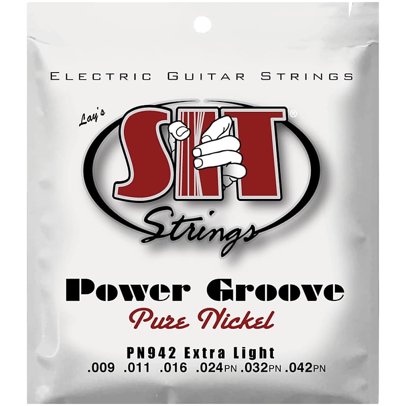 SIT Strings PN942 Extra Light Power Groove Pure Nickel .009-.042 image 1
