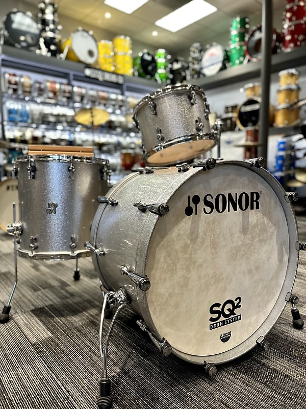 Sonor SQ2 2022 - Silver Sparkle Lacquer | Reverb