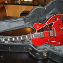 D'Angelico Excel EX-175 Hollow Body Single Cutaway with Bigsby  Cherry Red