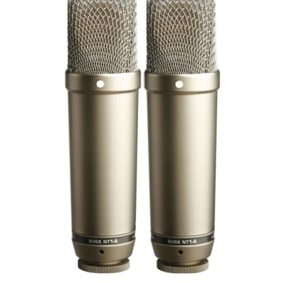 Rode NT1-A-MP Matched Pair of Large-diaphragm Condenser Microphones -New -Free Ship! -Dealer! image 1