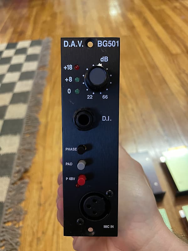 D.A.V. 500 series mic pre. NEW Reverb
