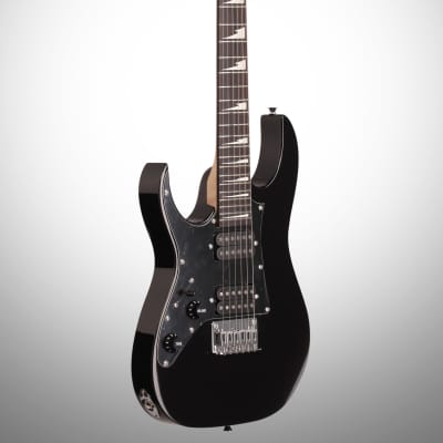 Ibanez GRGM21L Mikro Left-Handed Electric Guitar, Black Night image 5