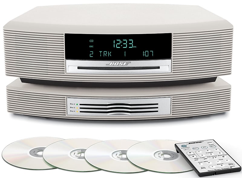 Bose Wave Music System with Multi-CD Changer - Platinum White | Reverb