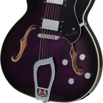 Hagstrom Viking Deluxe Custom - Limited Edition Purple Burst image 2