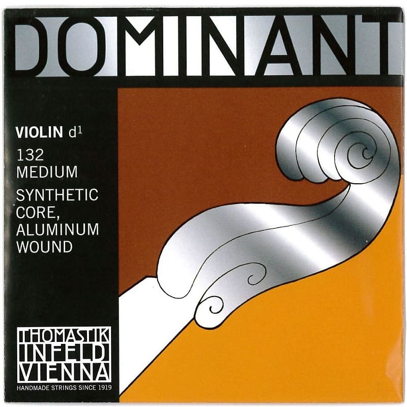 Thomastik-Infeld 132 Dominant Violin 4/4 Single D String, Ball End, Medium image 1