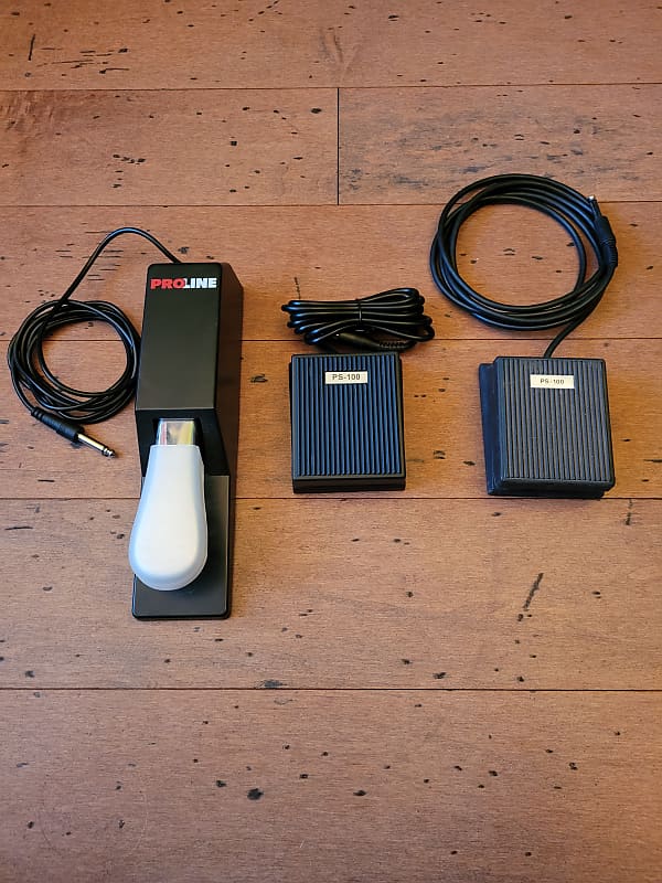 3 Sustain Pedals Proline (x1) Studio Logic (x2) Reverb