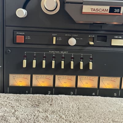1980 TASCAM 38 1/2 8-Track Reel to Reel Tape Recorder Black > Recording  Equipment